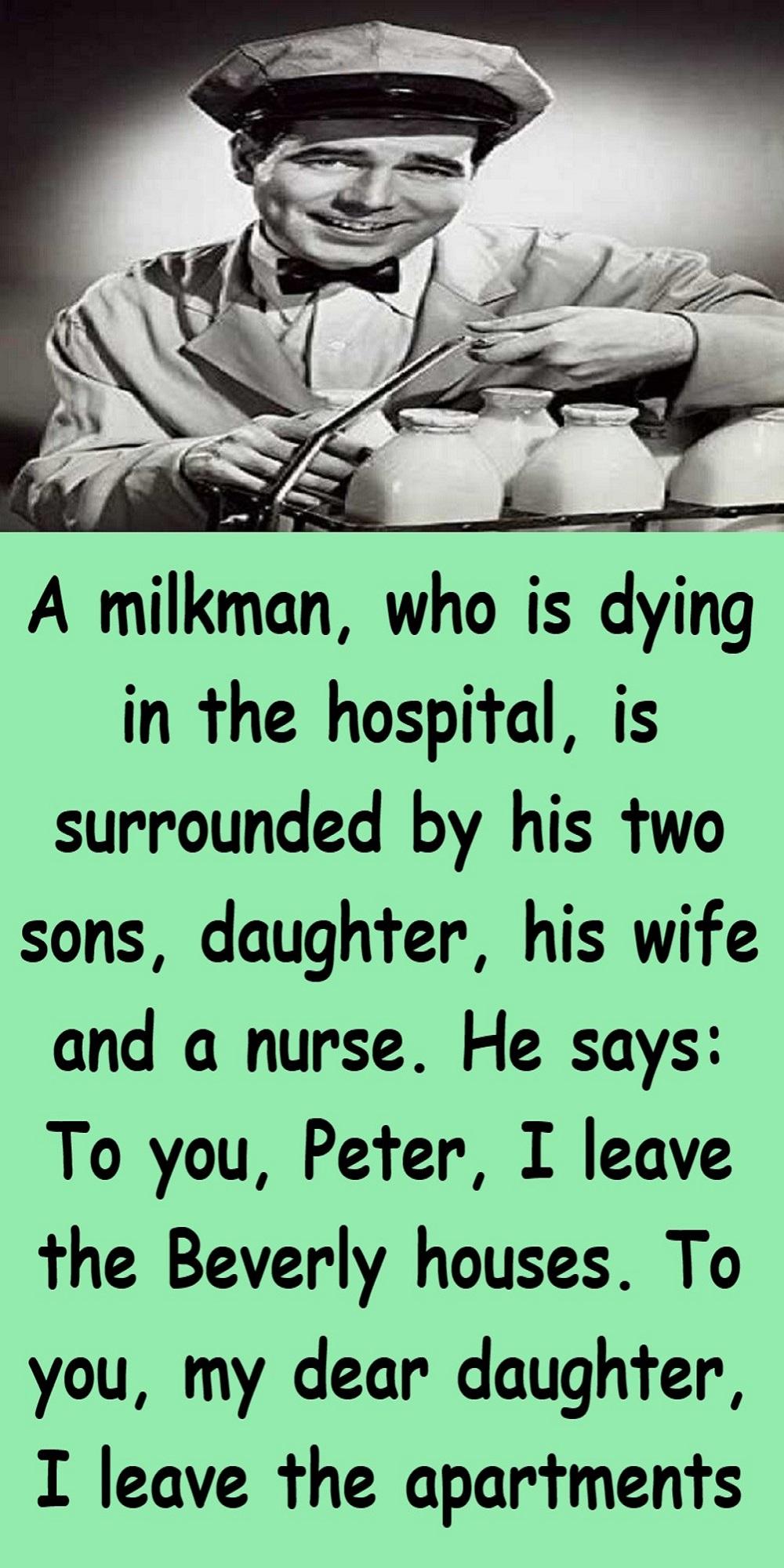 Funny Joke Death Of The Milkman p -