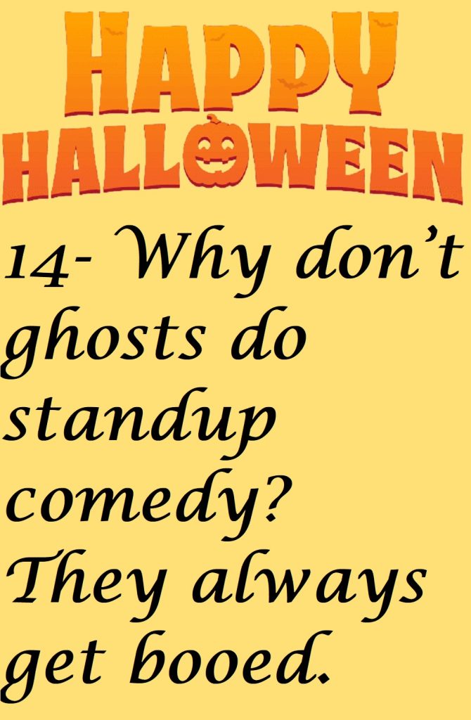 17 Funny Halloween Ghost Jokes For Kids And Adults | Satibal
