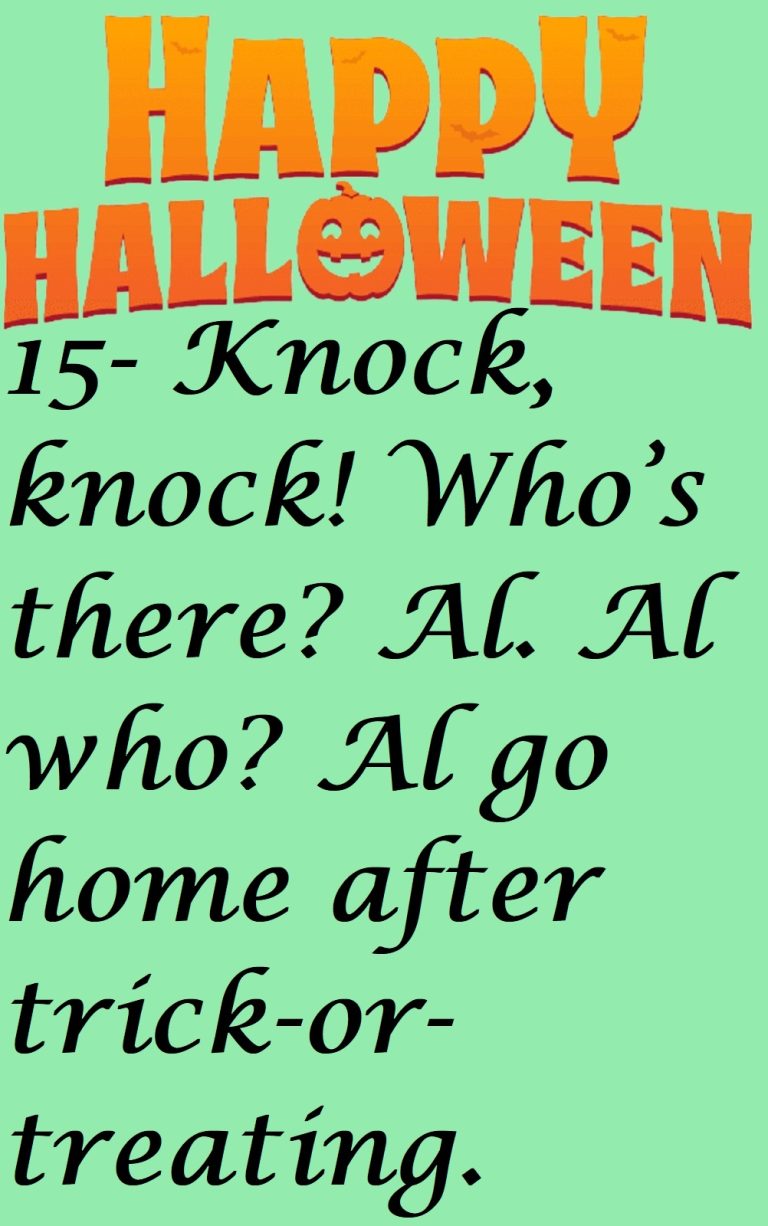 17 Funny Halloween knock-knock Jokes For Kids And Adults | Satibal