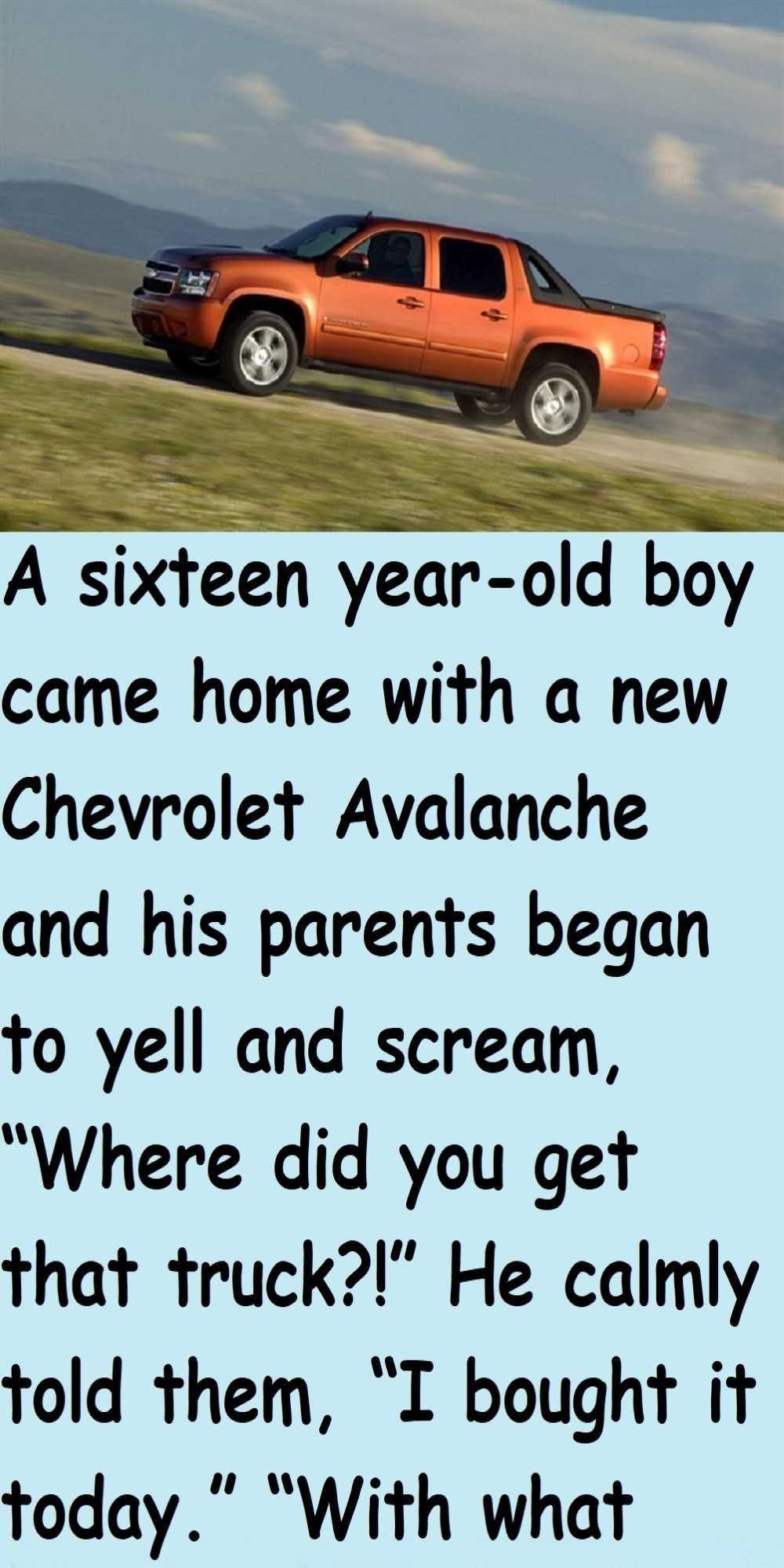 Funny Joke Cheap Chevrolet Avalanche p 1 -